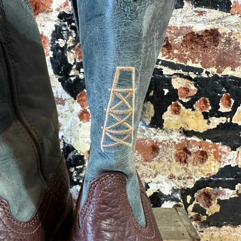 Twisted X Brown Leather Western Boots US 2 Boys Youth
